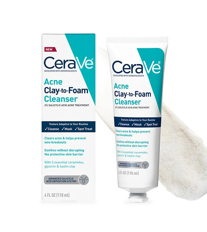 Acne Clay To Foam Cleanser