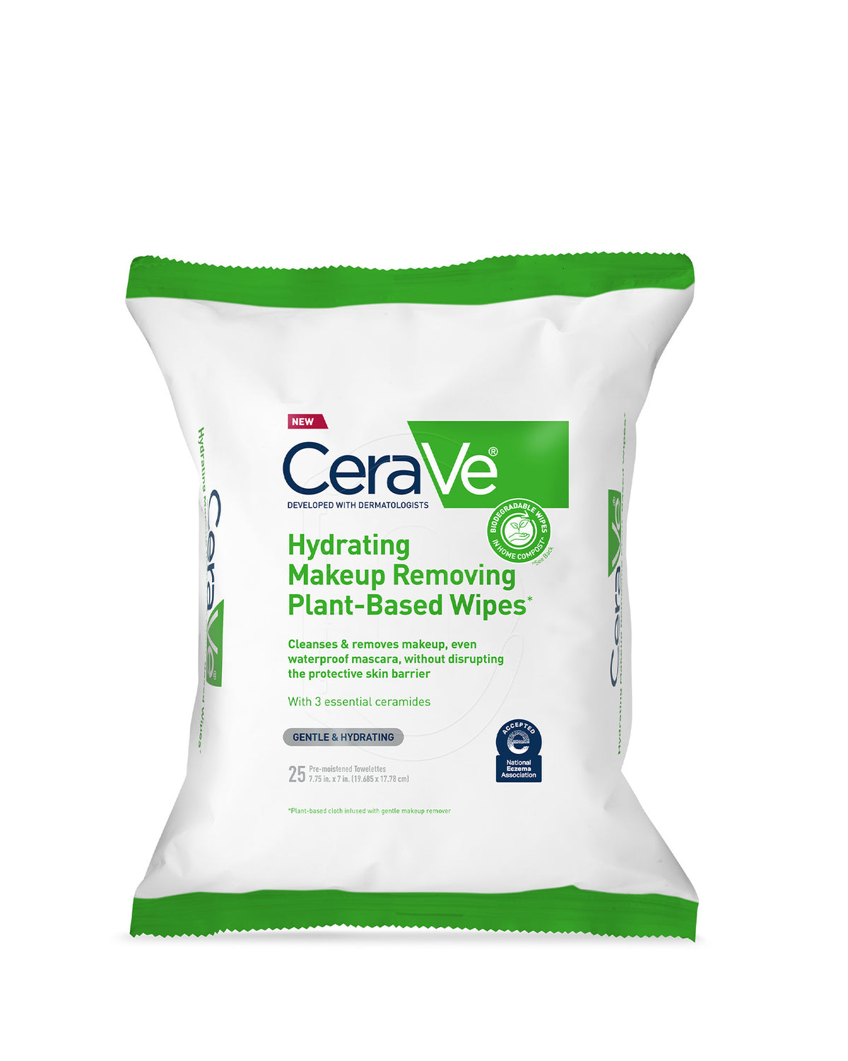 Hydrating Makeup Removing Plant-Based Wipes